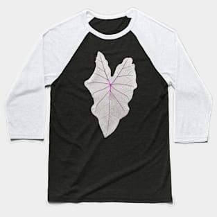 Leaf Purple Baseball T-Shirt